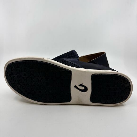 Olukai Women's Pull On Pehuea Casual Shoes US Sz 10 Blue Slip On Loafer Sneaker - Picture 5 of 10